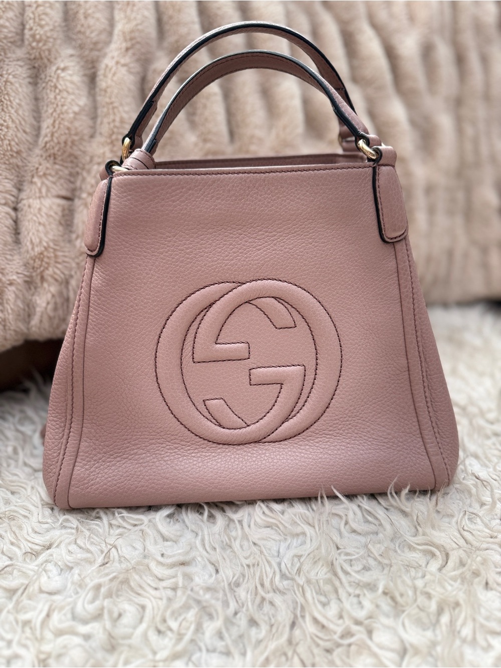 Gucci Small Soho Calfskin Leather Shoulder Bag- Japan Exclusive